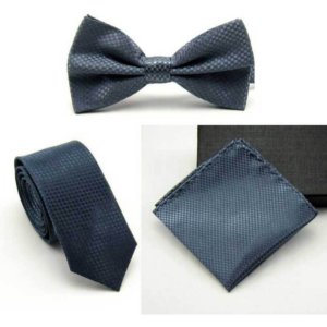 Bow Tie, Necktie and Pocket Square Set 04 - Accessories
