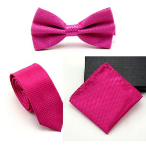 Bow Tie, Necktie and Pocket Square Set 06 - Accessories