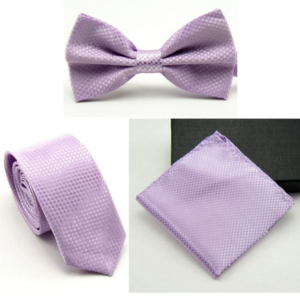 Bow Tie, Necktie and Pocket Square Set 07 - Accessories