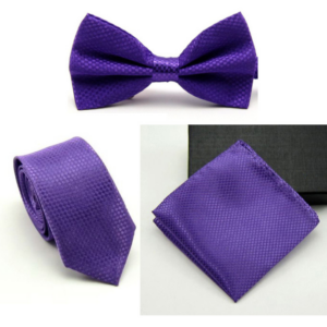 Bow Tie, Necktie and Pocket Square Set 10 - Accessories