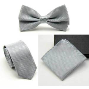 Bow Tie, Necktie and Pocket Square Set 13 - Accessories